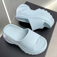 High Heel Soft Sole Platform Slippers - Image 7