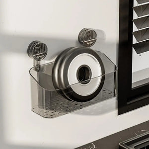 Strong Suction Quick Mini Bathroom Storage Rack - Image 0
