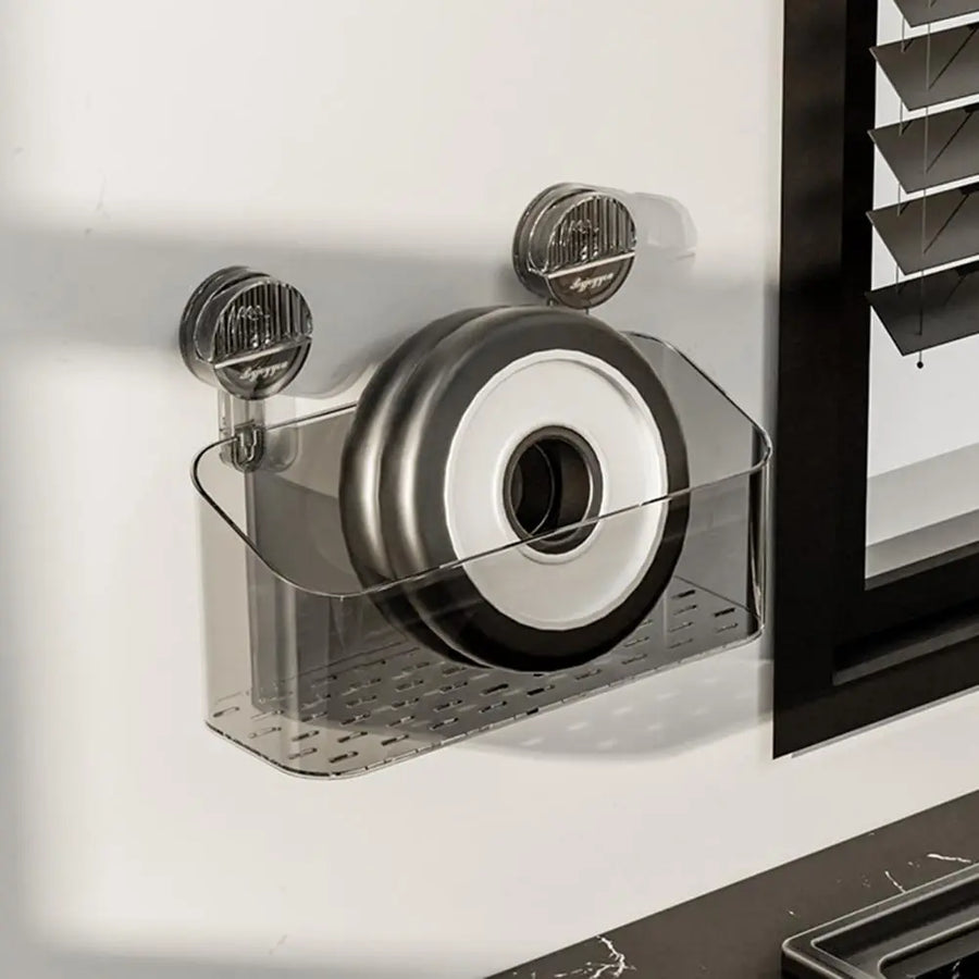 Strong Suction Quick Mini Bathroom Storage Rack - Image 0