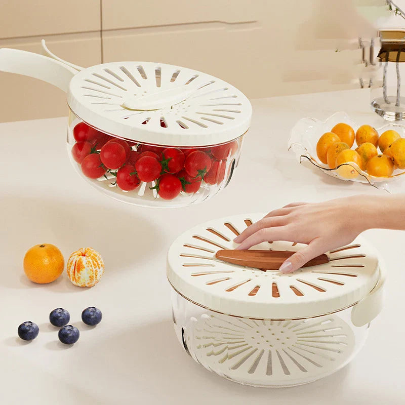 Space Saving Vegetable Fruit Drainer Basket - Image 6