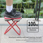 Space-Saving Lightweight Stainless Steel FoldableStool