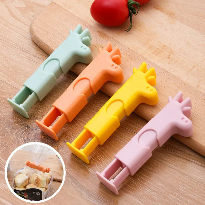 Cute Giraffe Plastic Bag Sealing Clip - Image 0