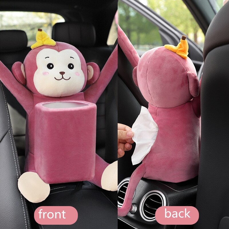 Cute Cartoon Animals Car Tissue Box - Image 7