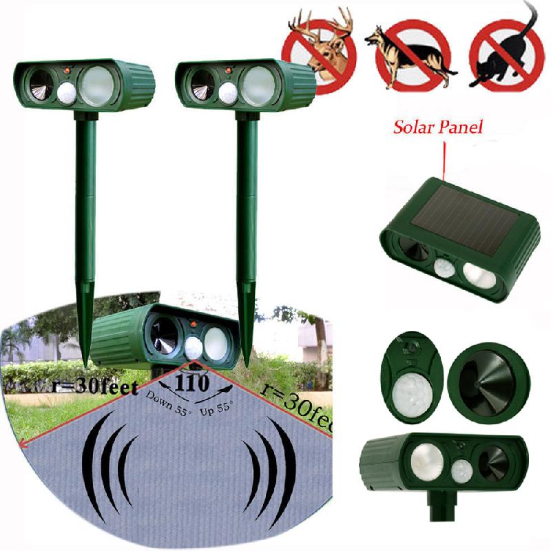 Solar Powered Ultrasonic Animal Repeller - Image 3