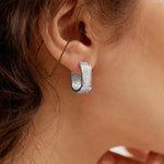 Korean Style Elegant Hoop Earrings