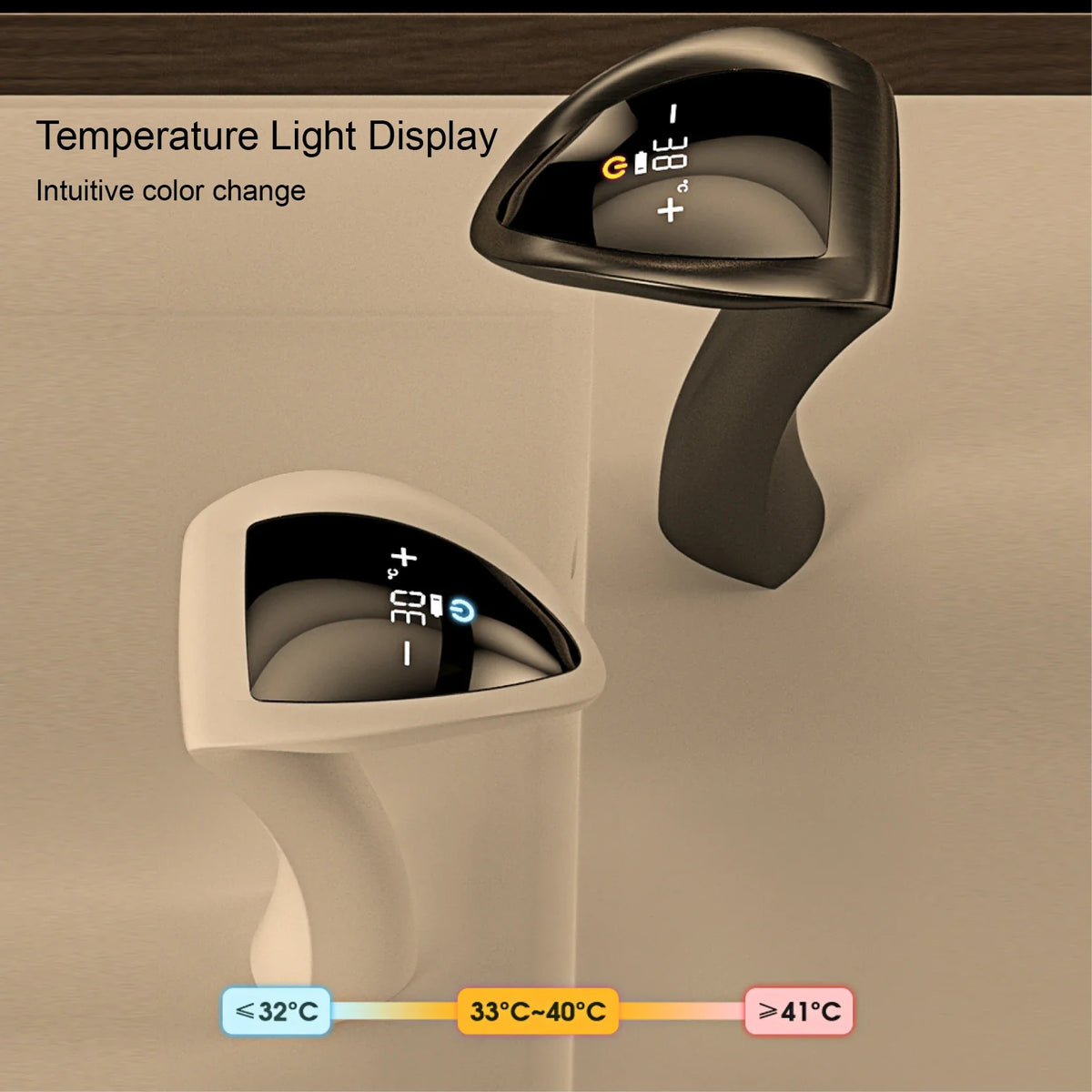 Snake-Shaped LED Bathroom Touch Control Intelligent Bathroom Kitchen Faucet