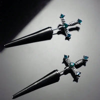 Gothic Sword Drop Earring - Image 7