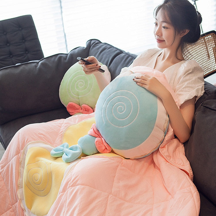 Nap Buddy Fruit Foldable Blanket Pillows - Image 1