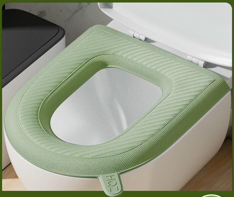 Waterproof Soft Toilet Seat Cover Lifter - Image 8