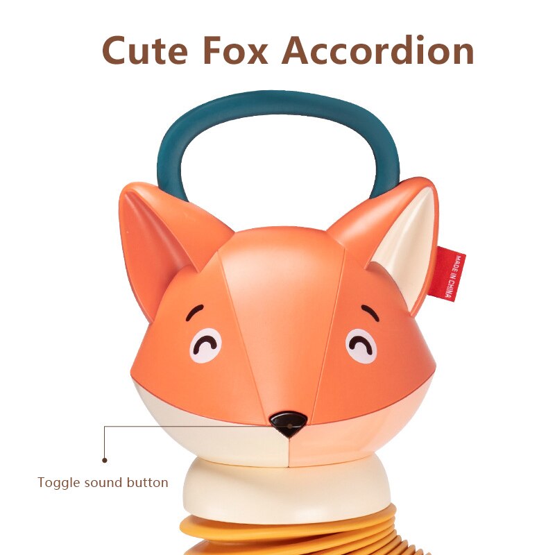 Mini Fox Accordion Baby Music Toy - Image 2