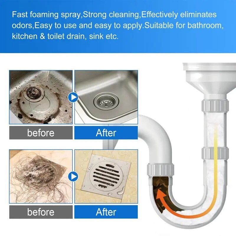 Kitchen Guard Multi-Purpose Pipe Foam Cleaner Spray - Image 3