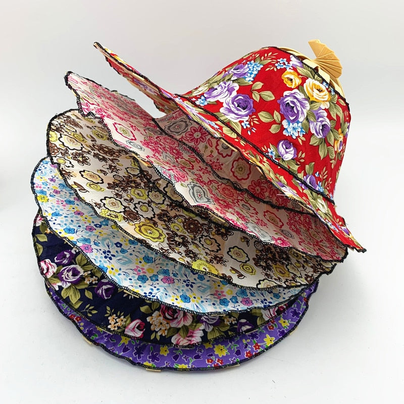 Cute Bamboo Folding Summer Cap - Image 12
