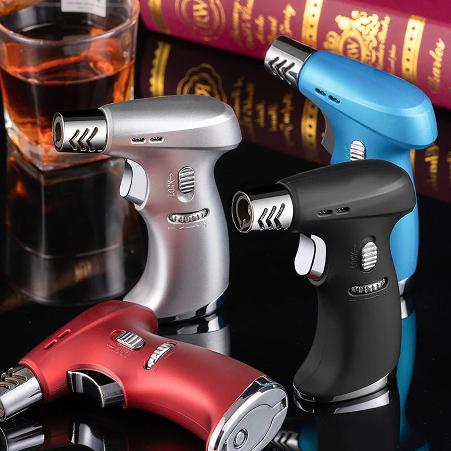 Portable Butane Torch Jet Flame Windproof Lighter - Image 3