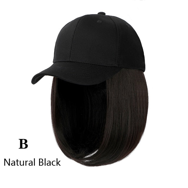 Knitted Long Hair Wig Beanie - Image 5