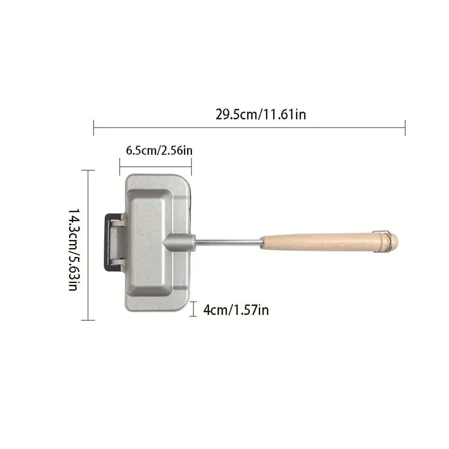 Double-Sided Quick Snack Non-Stick Sandwich Maker - Image 3