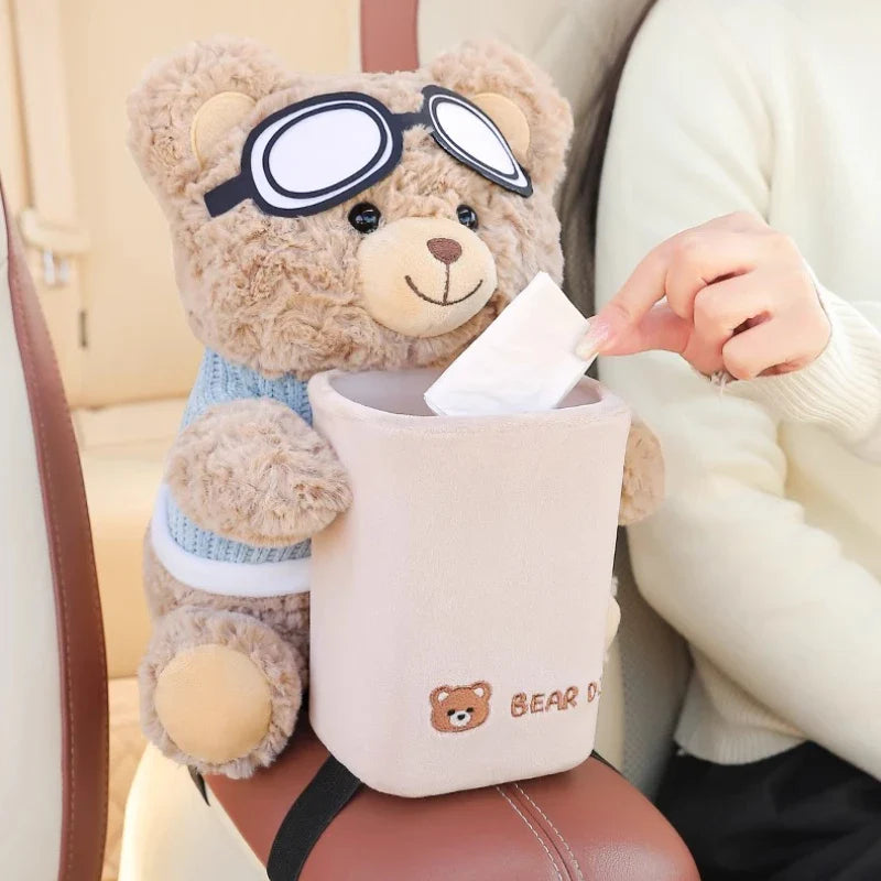 Little Buddy Bear Car Armrest Tissue Holder - Image 1
