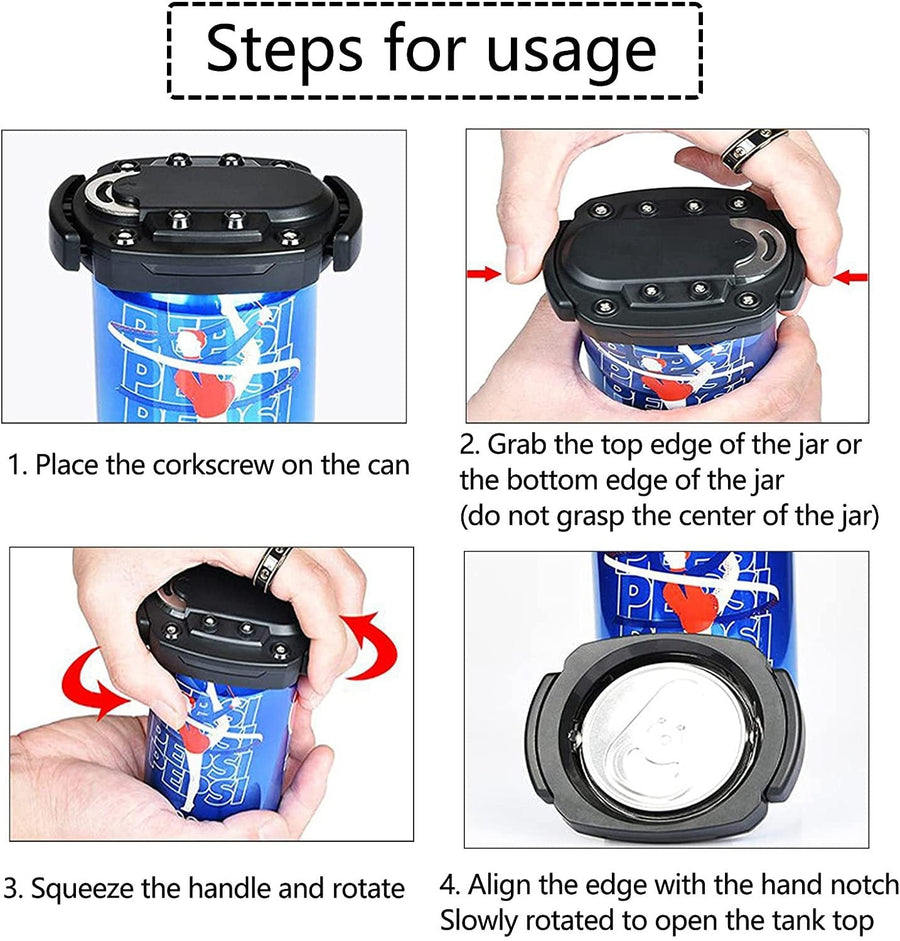 2in1 Multifunctional Easy Bottle Can Opener - Image 7