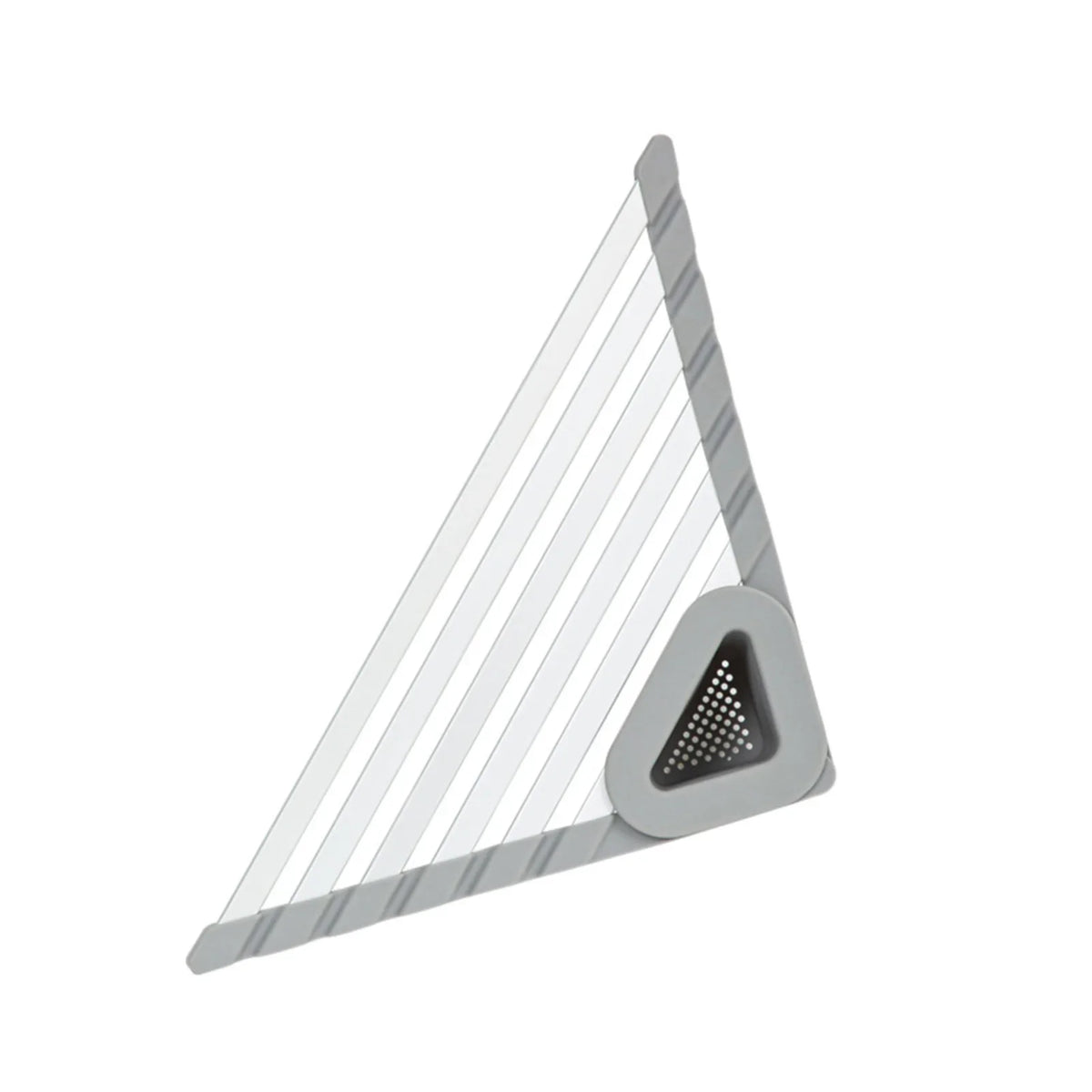 Sink Mounted Triangle Drainage Rack Kitchen Storage Shelf