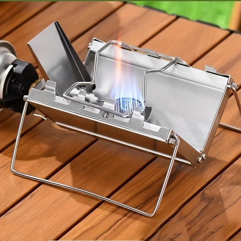 Ultralight Collapsible Outdoor Cooking Gas Burner - Image 0