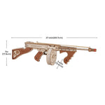 3D Wooden Model Toy Gun Assembly Set