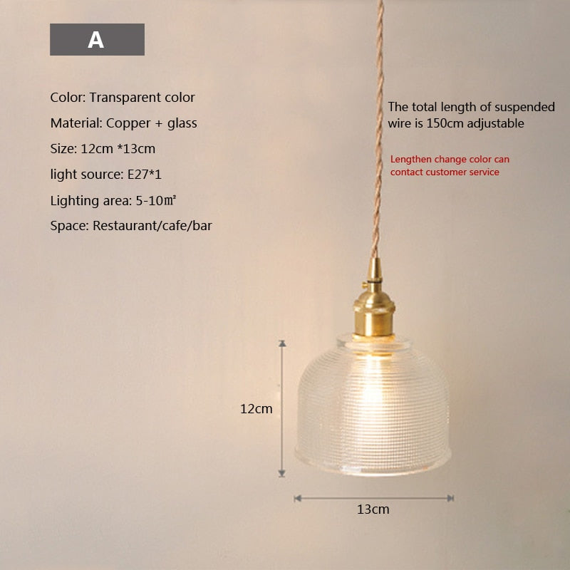 Nordic Brilliance Transparent Glass Pendant Lamp - Image 14