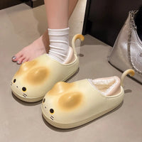 Furry Cat Home Slippers - Image 5