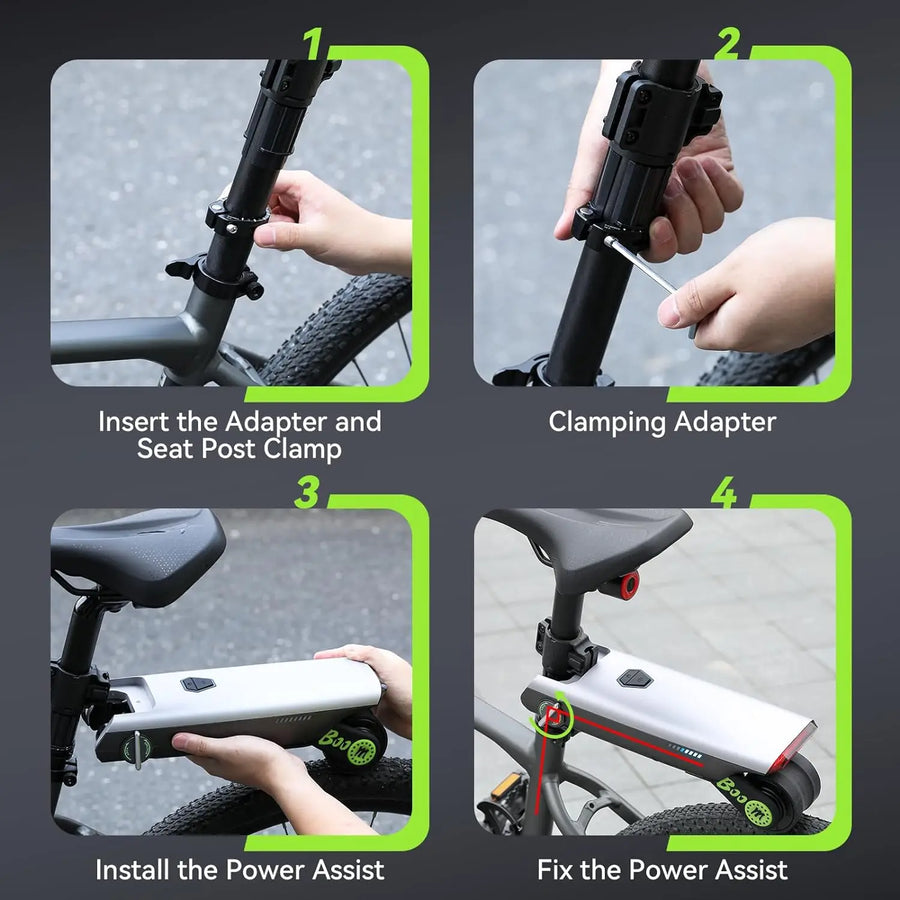Turbo Tag Portable Electric Bike Booster Kit