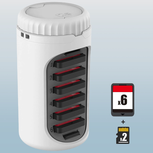 Rotating Memory Card Holder Organizer– Mavigadget