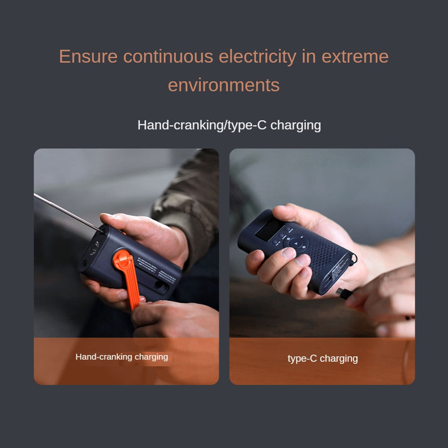 6in1 Radio Flashlight Laser Light Power Bank - Image 7