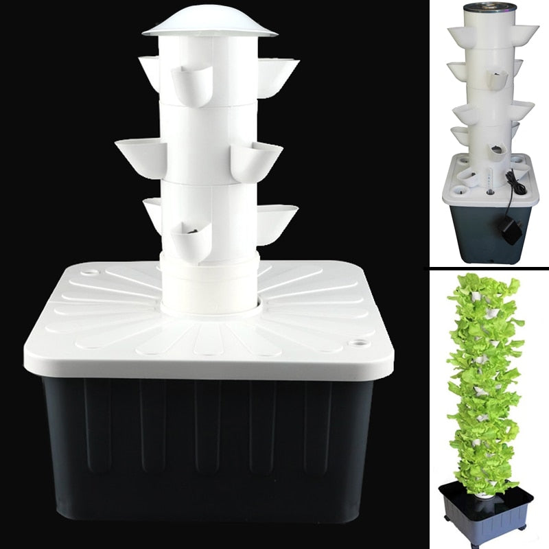 Green Life Vertical Hydroponic Home Gardening Kit - Image 0