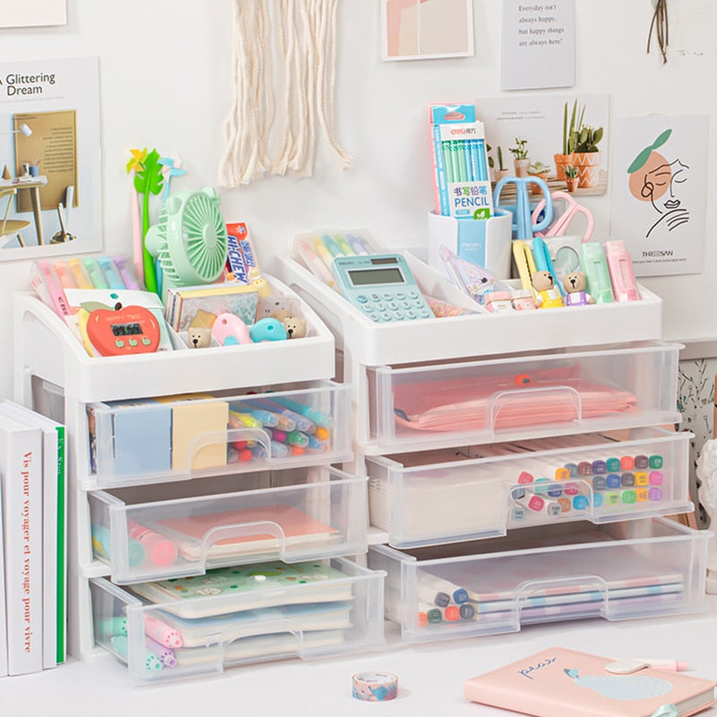 Tidy Tower Desk Organizer Storage Box - Image 8