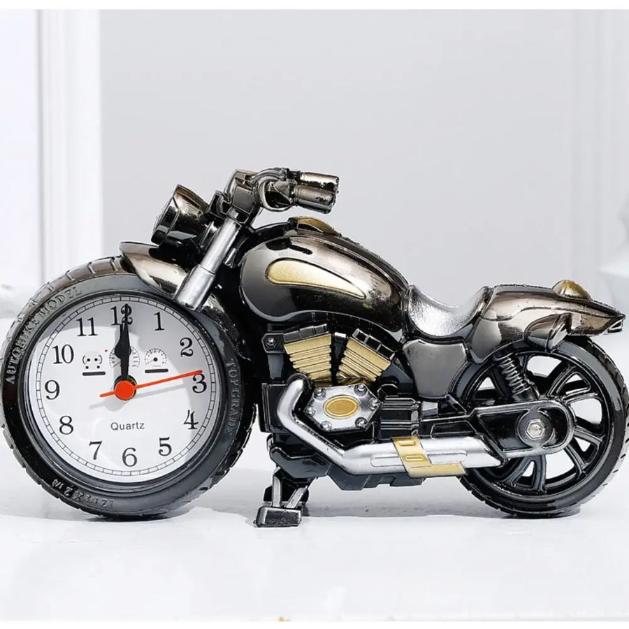 Vintage Motorcycle Bedside Alarm Clock - Image 3