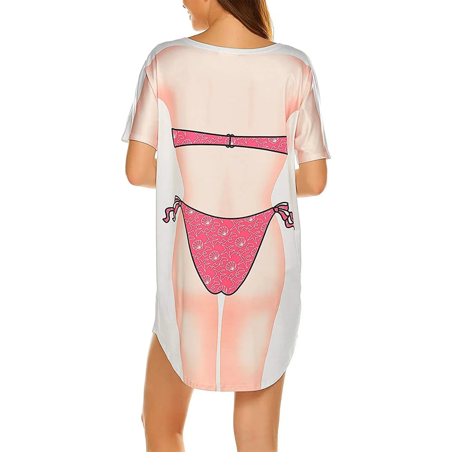 Robe T-shirt Bikini Body Done