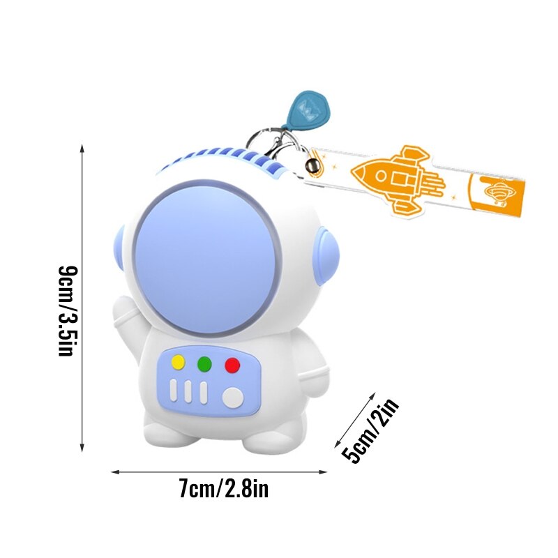 Creative Astronaut Mini Keychain Fan - Image 5