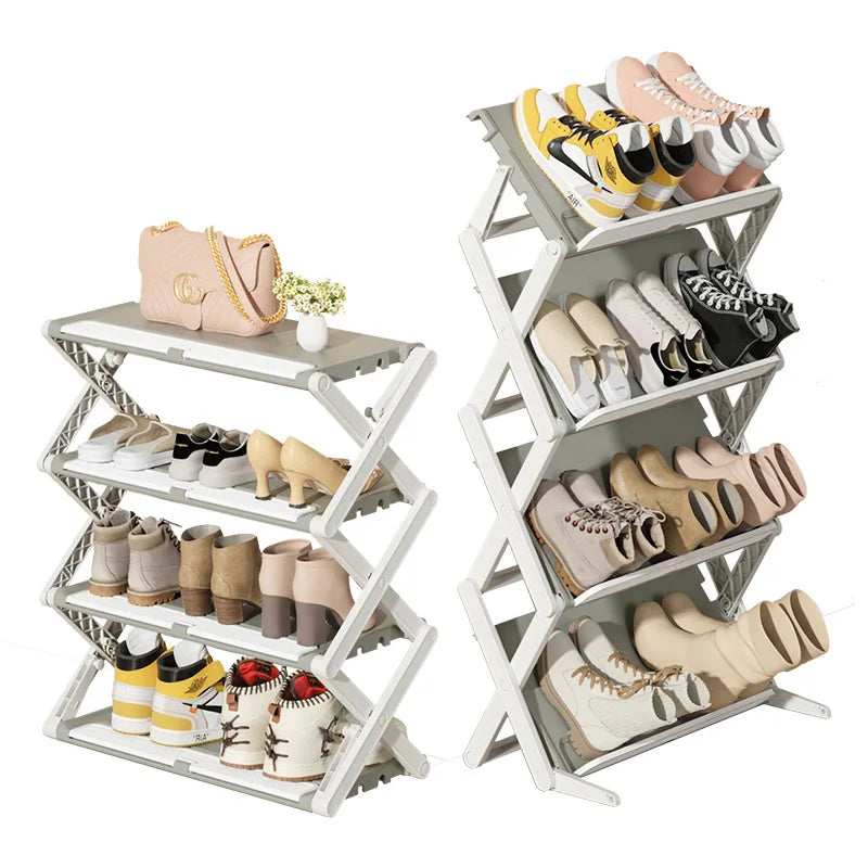 Shoe Organizer Vertical Space-Saving Rack - Image 4