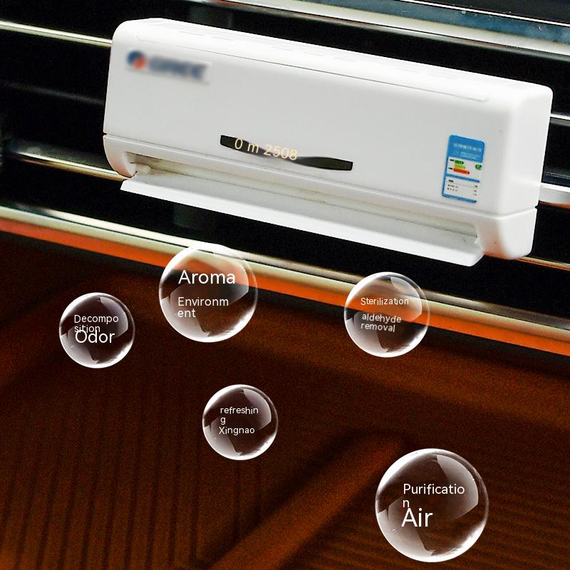 Mini Solar AC Car Aromatherapy Decor