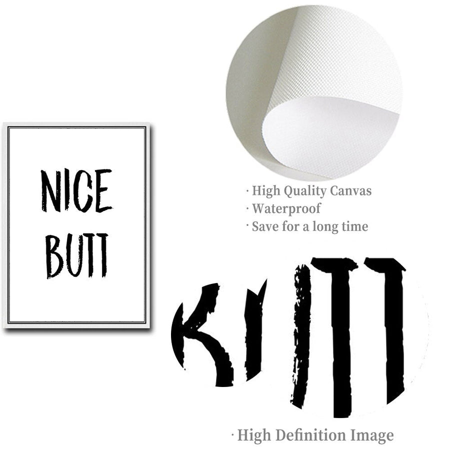 Nice Butt Bathroom Wall Poster - Image 2