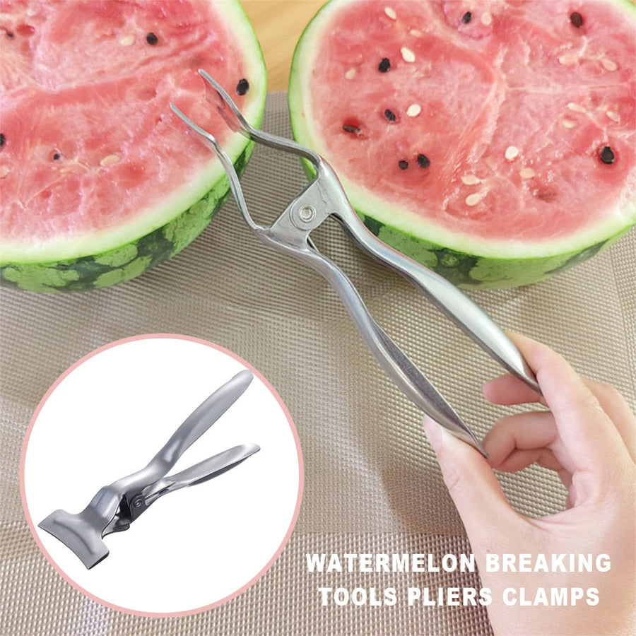 Stainless Steel Watermelon Cut in Half Tool - Image 1