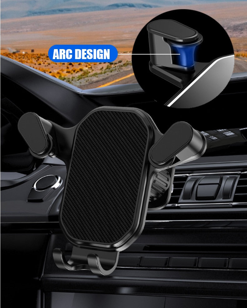 Universal Air Vent Rotating Car Phone Holder - Image 2
