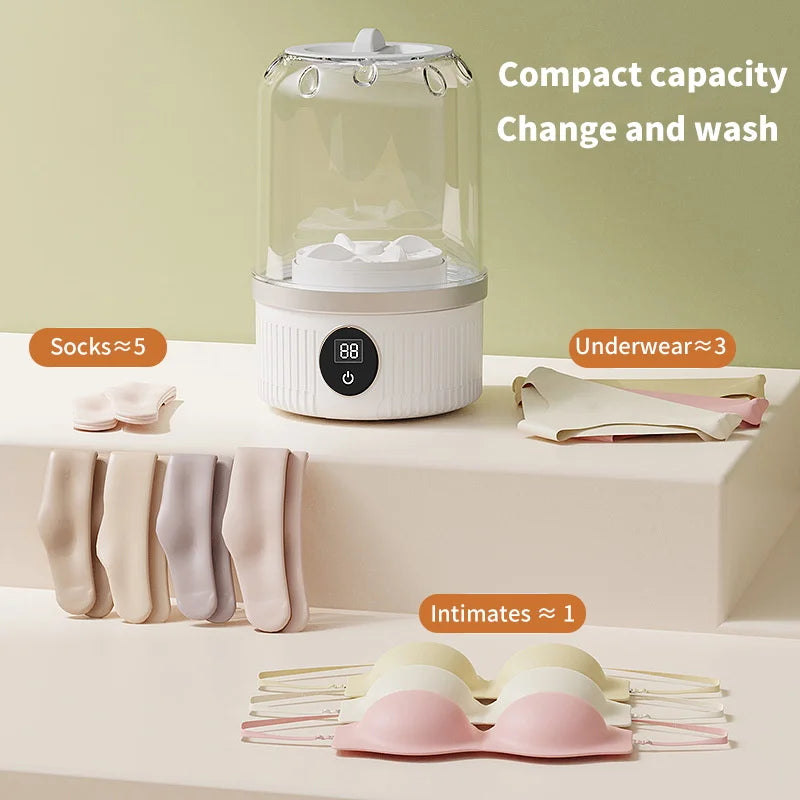 Portable Mini Travel Ultrasonic Washing Machine - Image 4