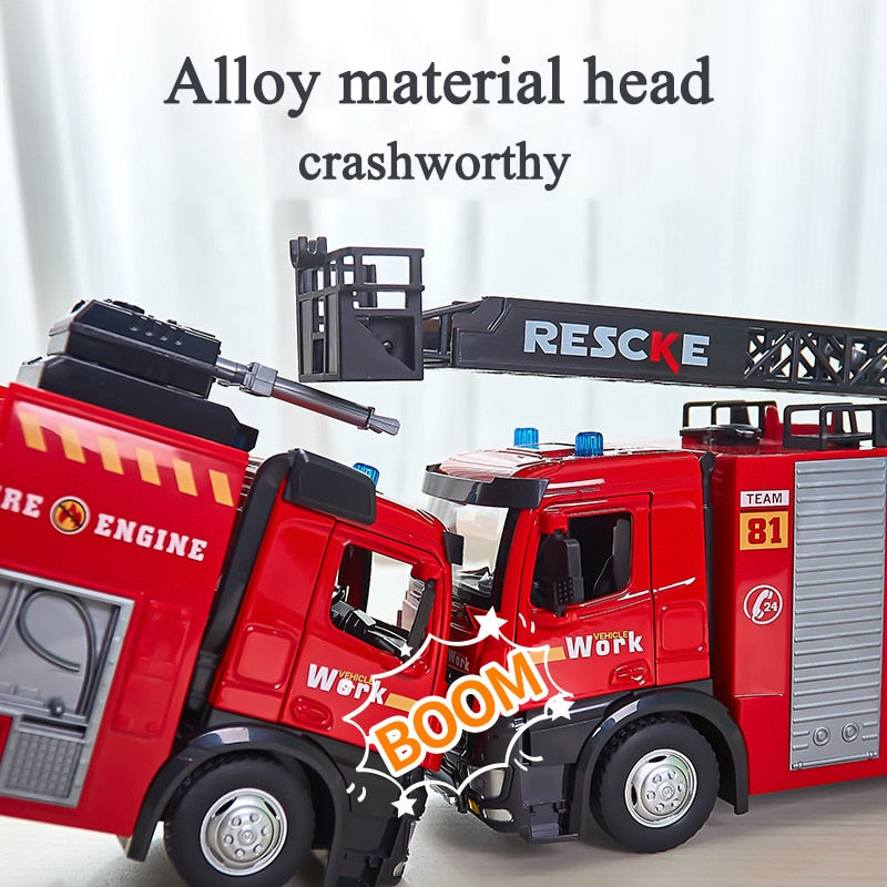 Rescue Mission Multifunctional Kids Large Fire Truck Toy - Image 3