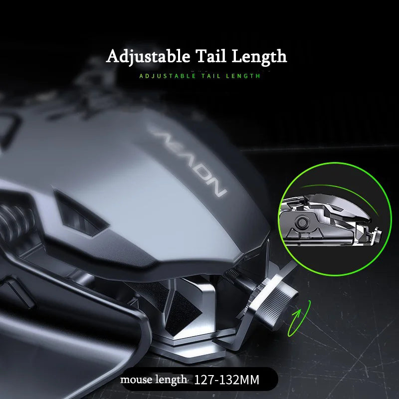 Ergonomic RGB Mechanical Metal Wired Gaming Mouse - Image 3