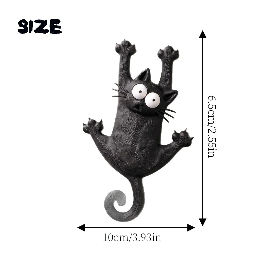 Hang In There Funny Cat Refrigerator Magnet - Image 4