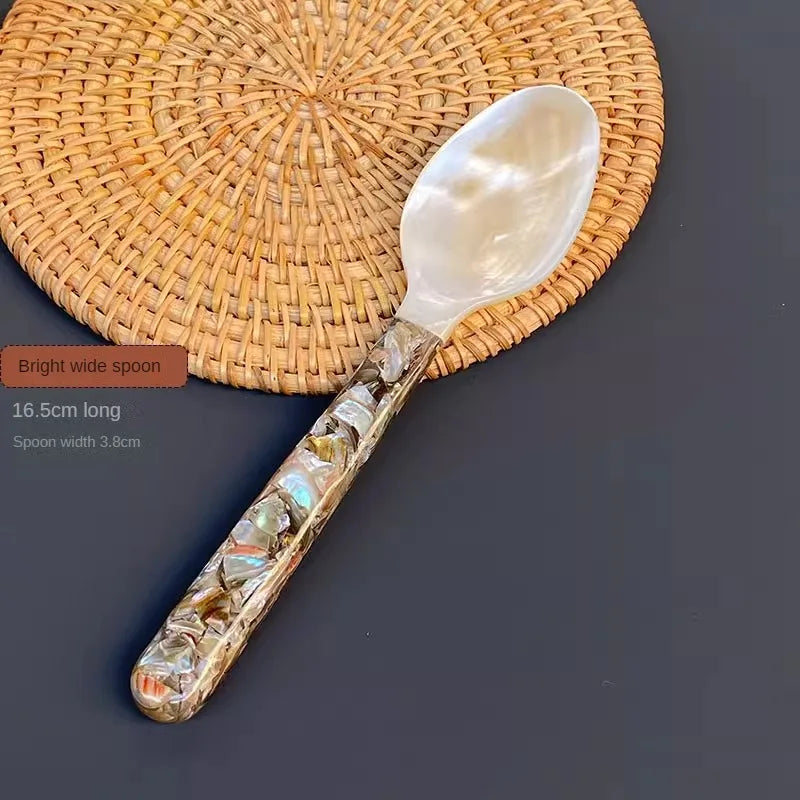 Natural Pearl Shell Moonlight Snail Spoon - Image 5