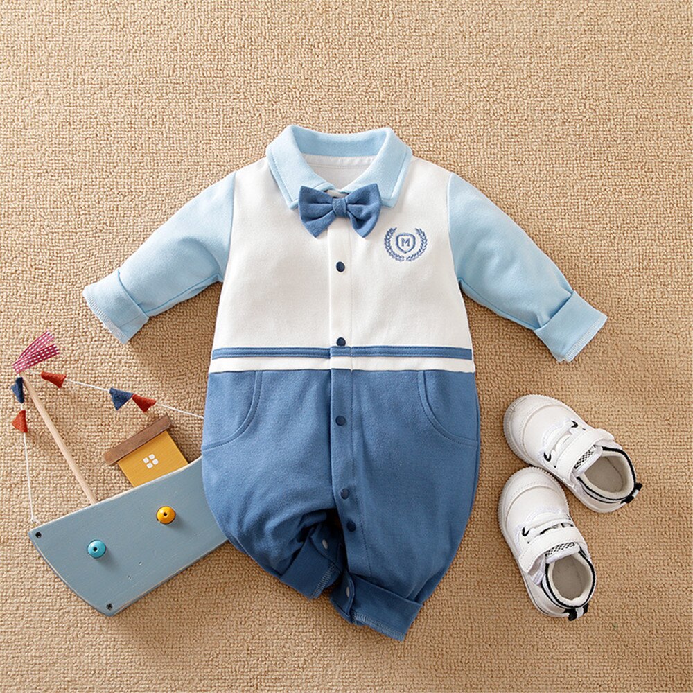 Newborn Baby Gentleman Jumpsuit