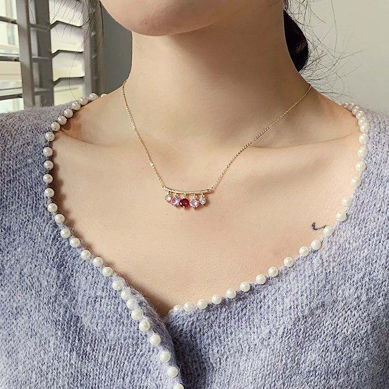 Shining Galaxy Crystal Necklace - Image 4