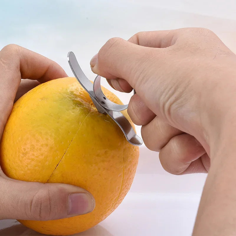 Stainless Steel Finger Easy Fruit Orange Peeler - Image 3