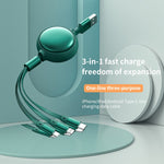 3in1 Retractable Fast Charging Cable