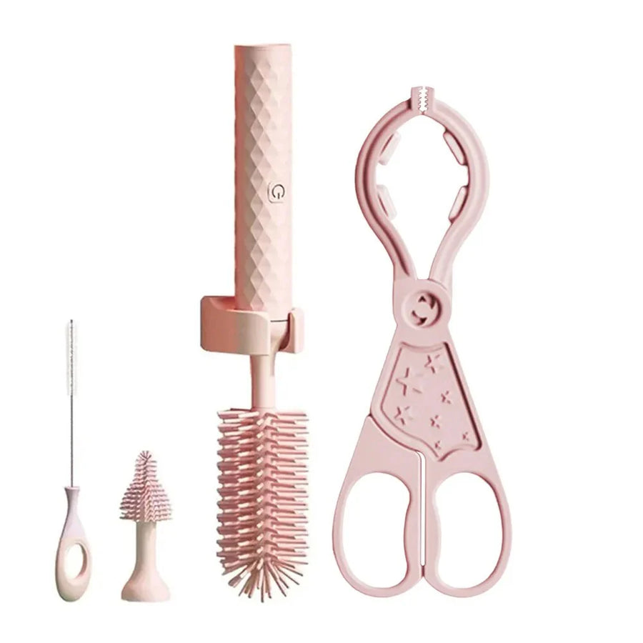 Electric Rotating Silicone Bottle Cleaner Set - Image 8