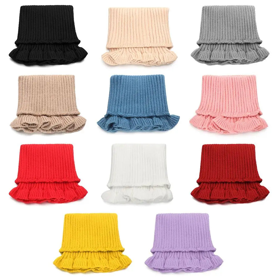 Cozy Knit Detachable Turtleneck Collar Scarf - Image 9
